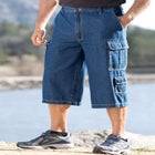 17" Side Elastic Cargo Shorts image number null