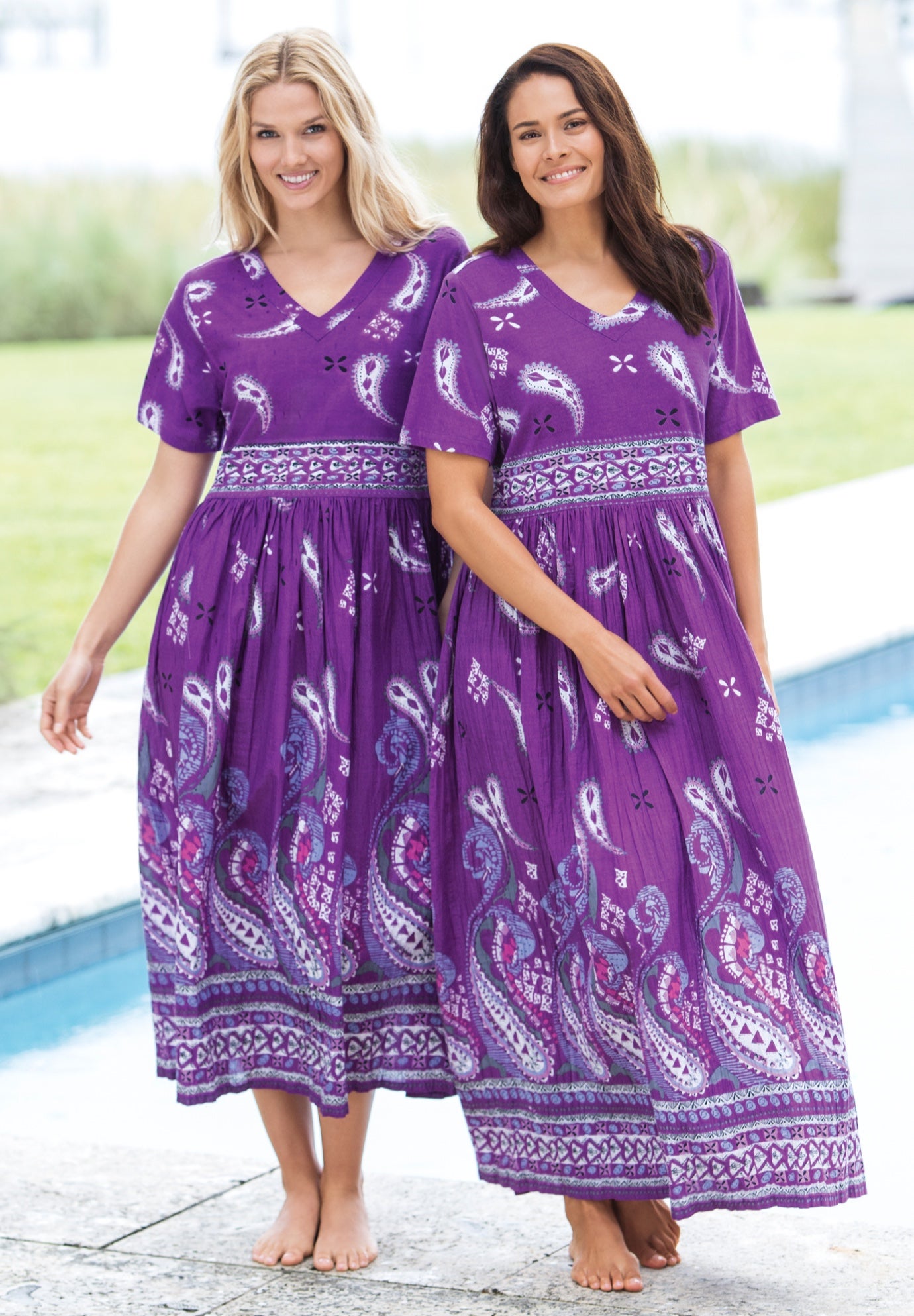 Long Crinkle Cotton Lounger image number 5