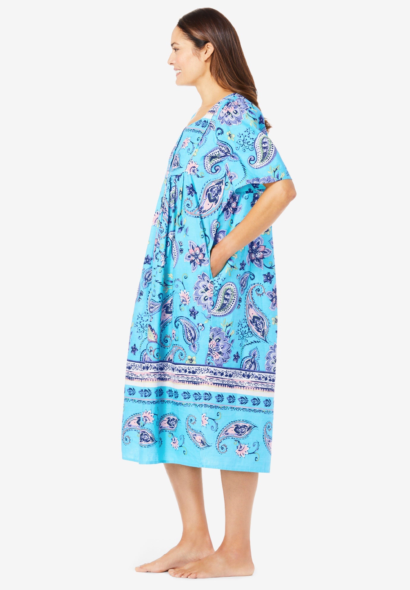 Mixed Print Short Lounger image number 3