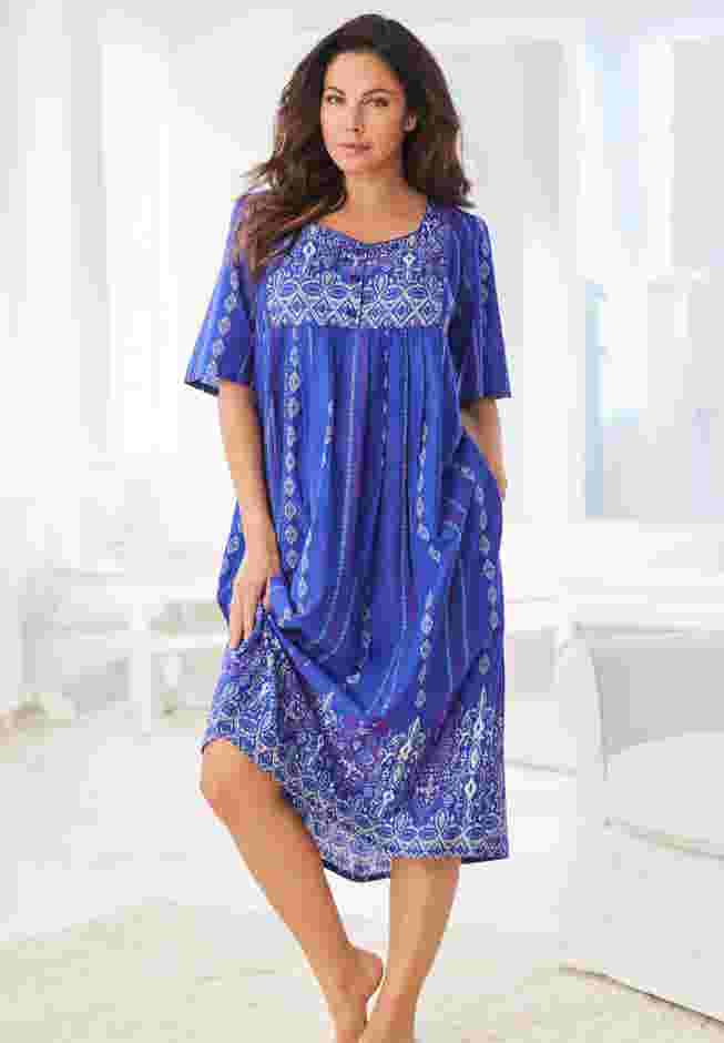 Mixed Print Short Lounger image number 9