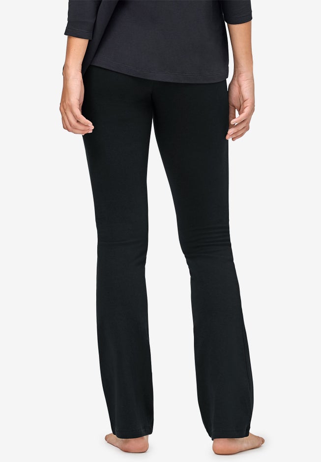 Stretch Bootcut Sleep Pants image number null