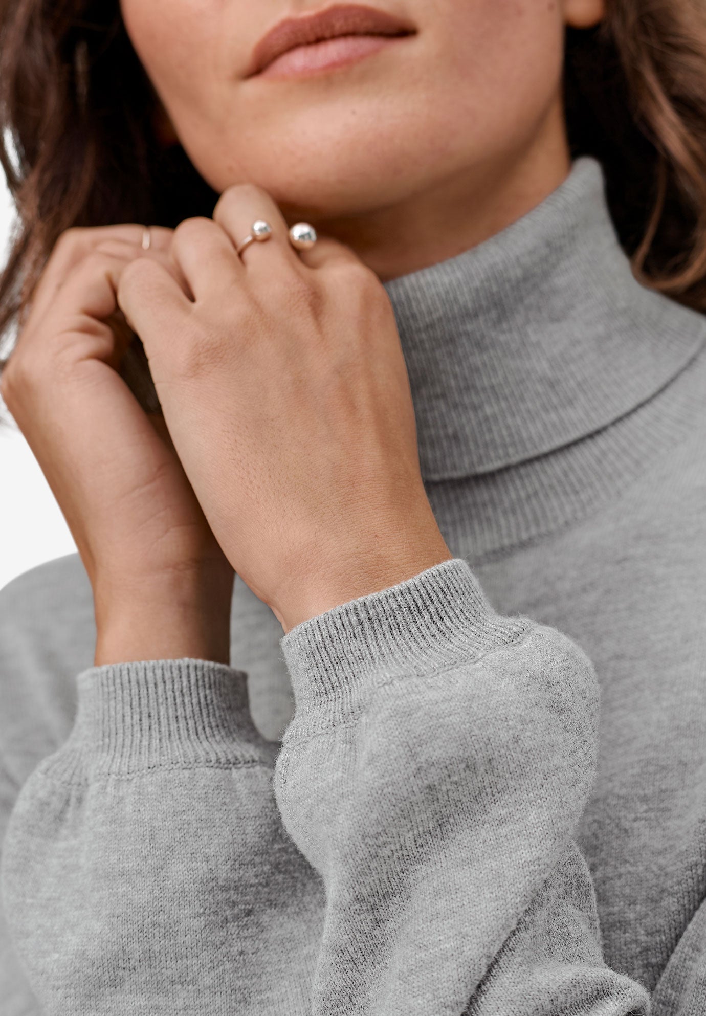 Blouson Sleeve Turtleneck image number 2