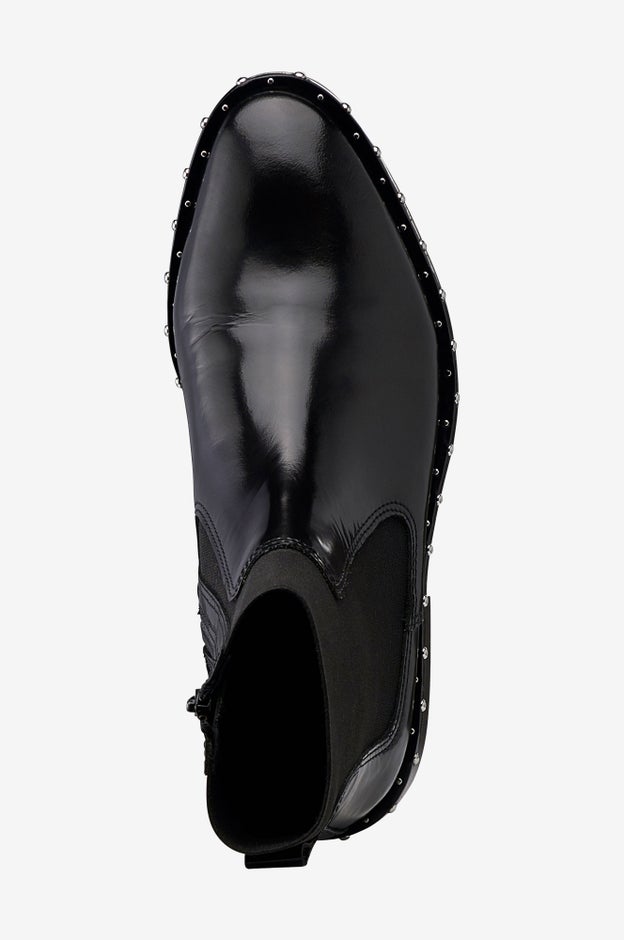 Patent Leather Studded Bootie image number 1