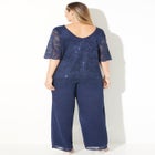 Sparkle & Lace Pant Set image number null