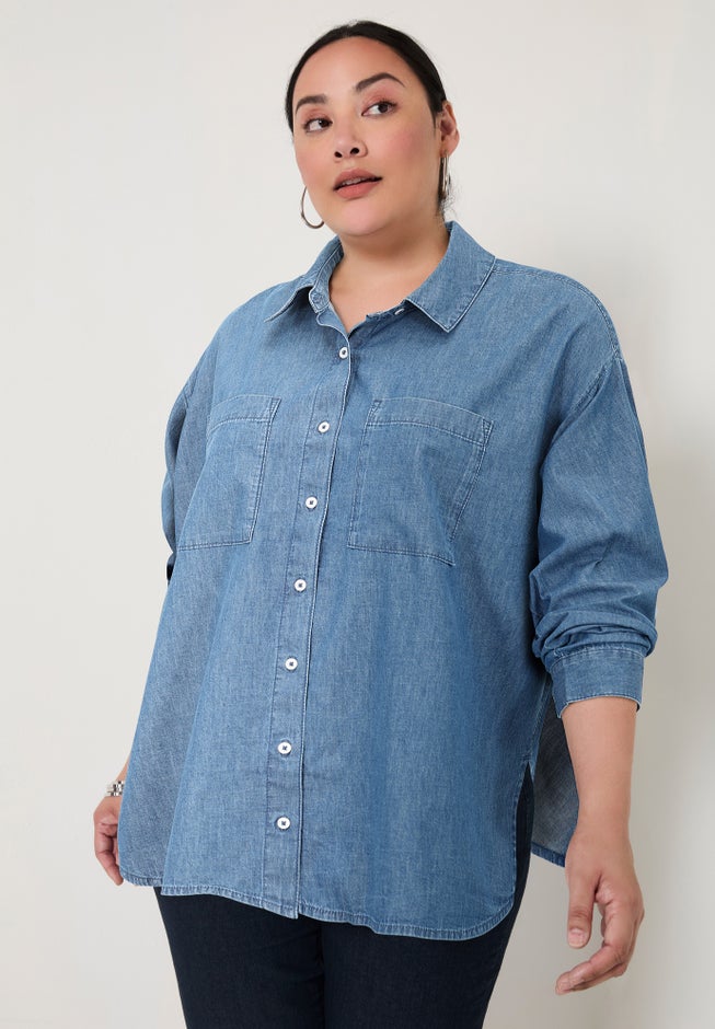 Chambray Blouse image number 3