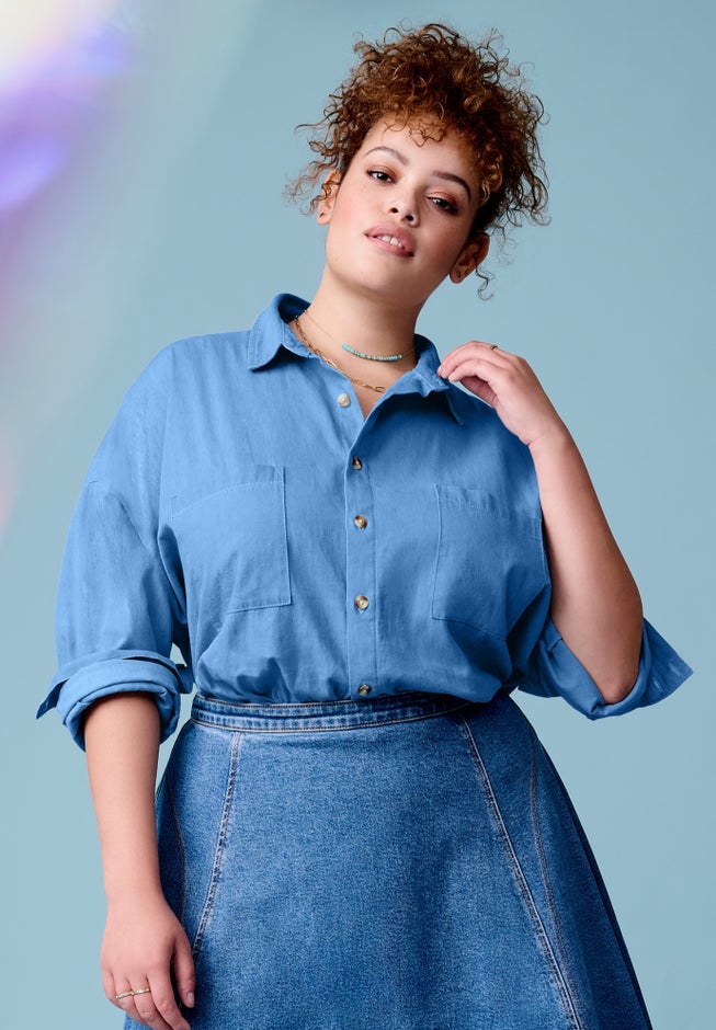 Chambray Blouse image number 4