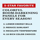 BH Studio Room-Darkening Waterfall Grommet Valance image number null