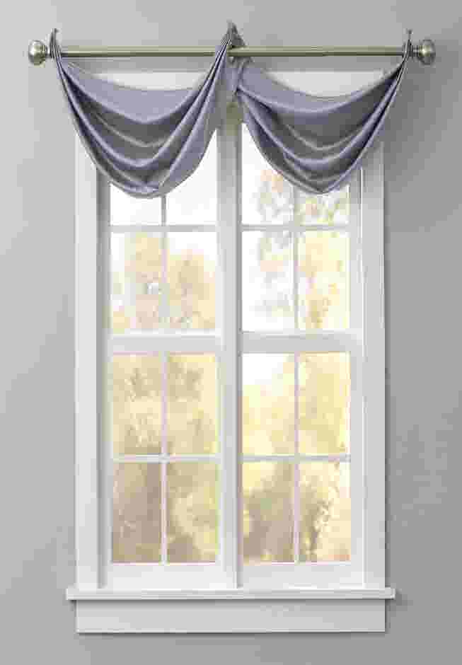 BH Studio Room-Darkening Waterfall Grommet Valance image number 0