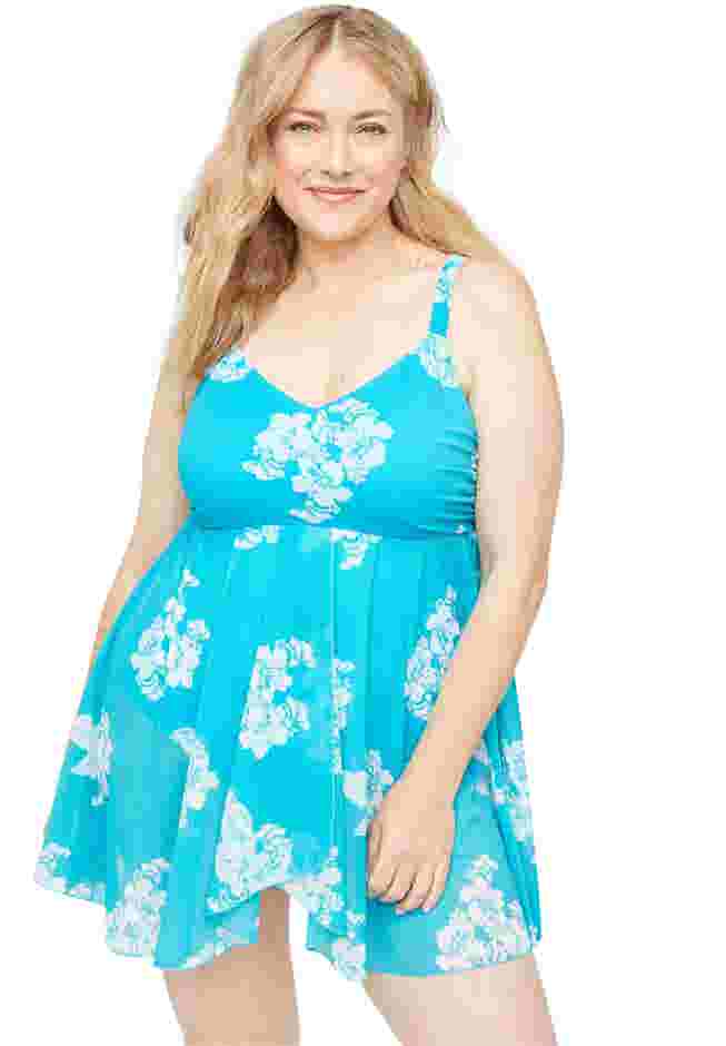 Hibiscus Breeze Swimdress image number 0