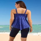 Longer-Length Twist-Front Tankini image number null