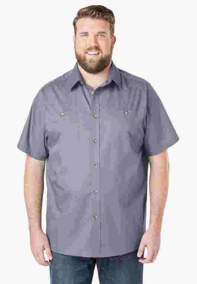 Short-Sleeve Pocket Sport Shirt image number 0