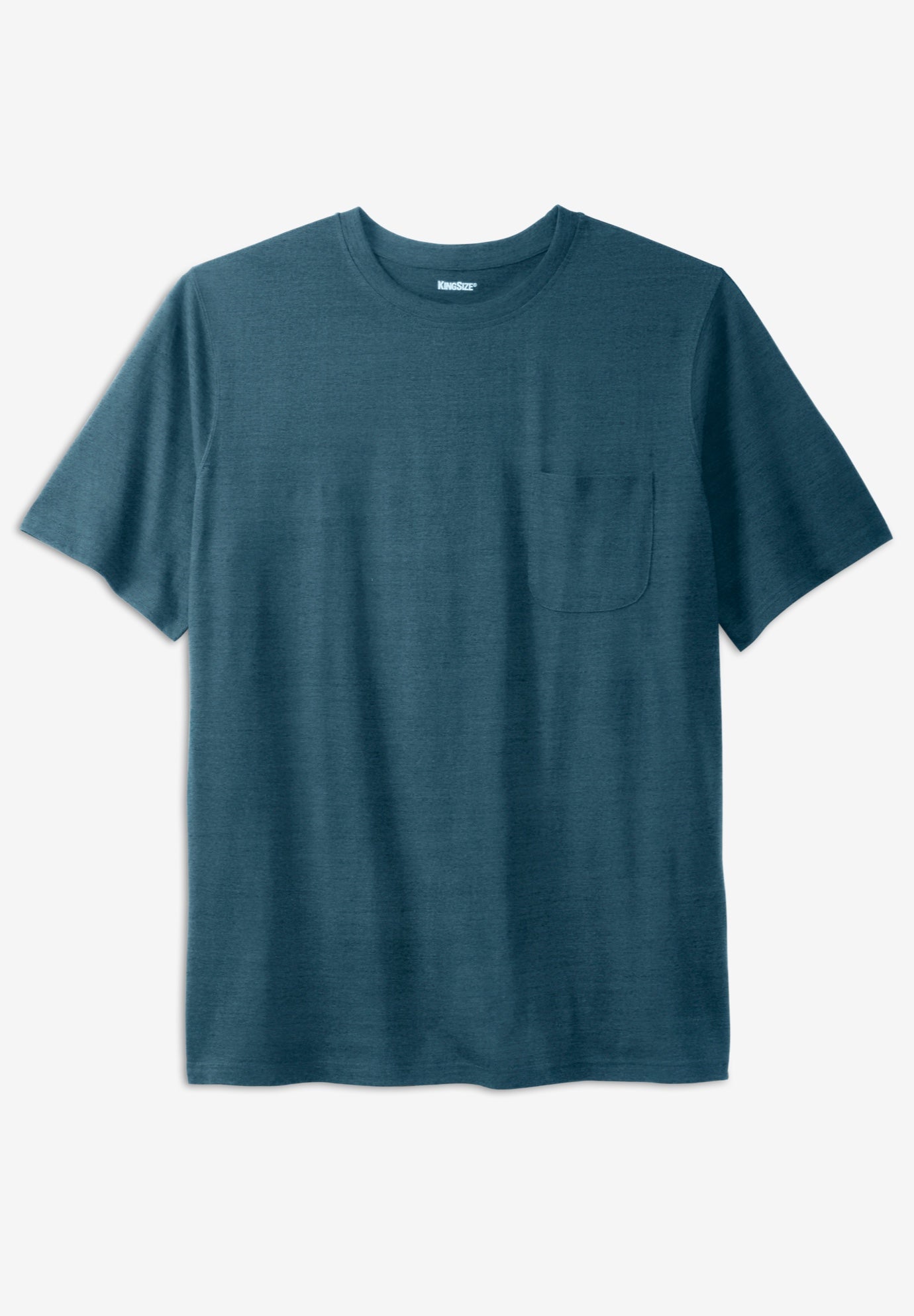 Shrink-Less&trade; Lightweight Pocket Crewneck T-Shirt image number 0