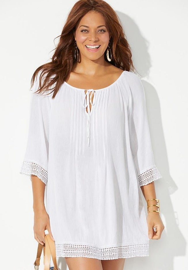 Giana Crochet Cover Up Tunic image number 2