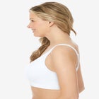 Wireless Front-Close Cotton Comfort Bra image number null