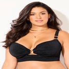 Shimmer Ring Bra Sized Underwire Bikini Top image number null