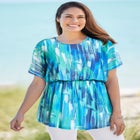 Miracle Mesh Blouson Tunic image number null