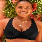  Scallop Trim Underwire Bikini Top image number null