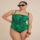 Green Zebra Stripe Suit image number null