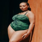 Green Zebra Stripe Suit image number null