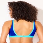  Shimmer Trim High-Neck Keyhole Bikini Top image number null