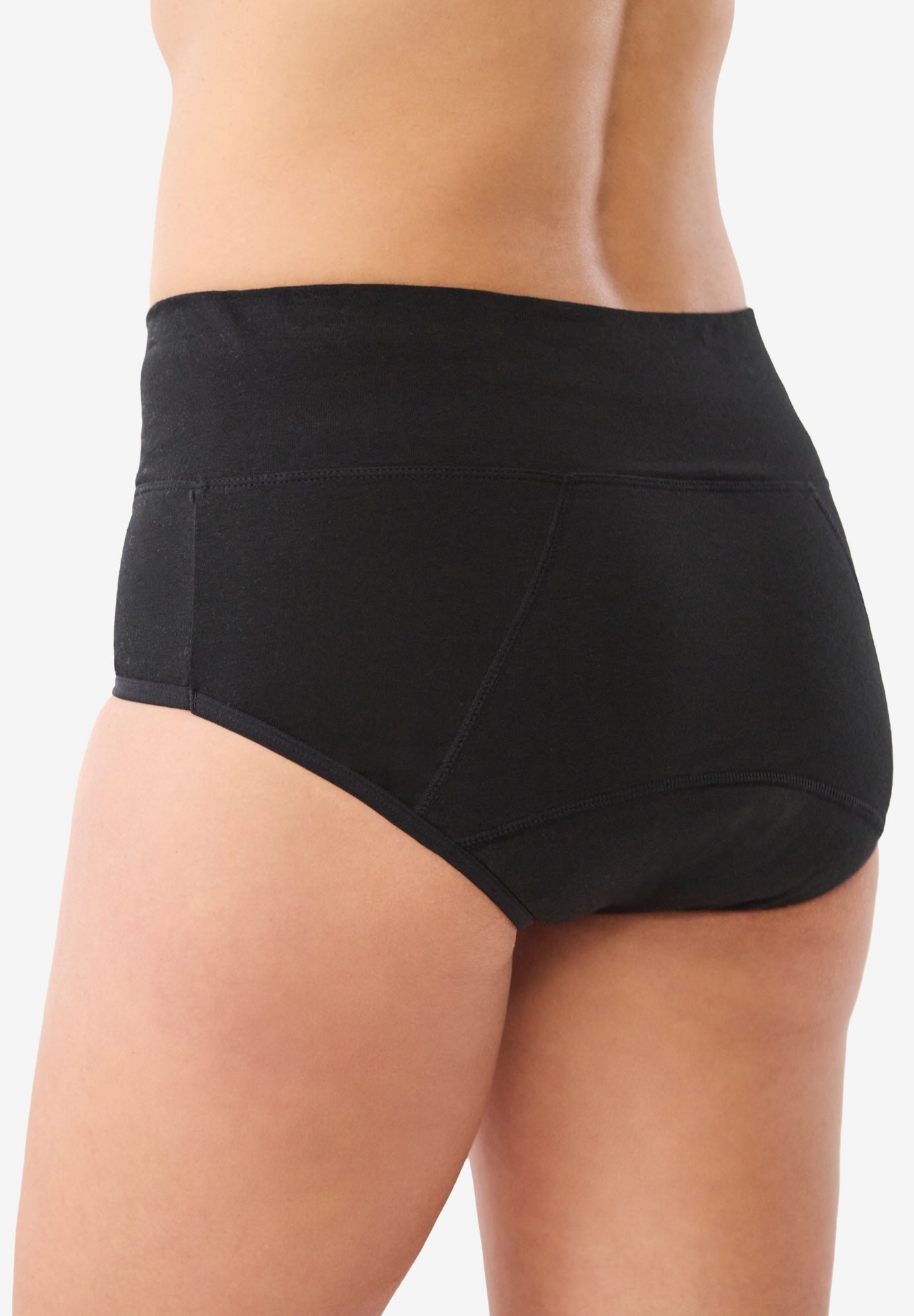Cotton Spandex Incontinence Brief 2-Pack image number 3