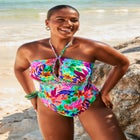 Braided Bandeau One Piece Swimsuit image number null