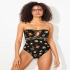 Braided Bandeau One Piece Swimsuit image number null