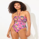 Braided Bandeau One Piece Swimsuit image number null