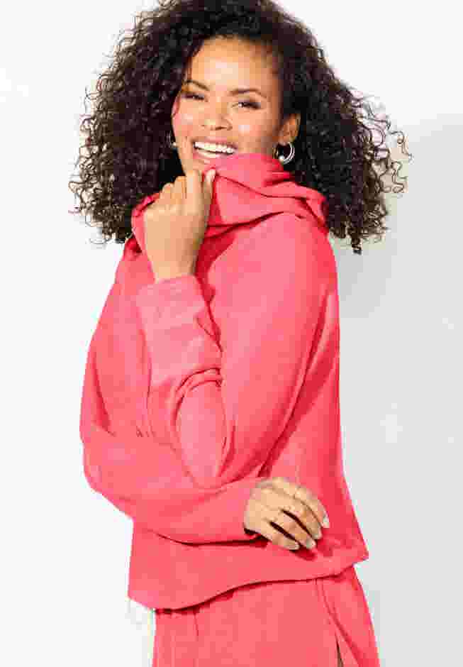 Baby French Terry Hoodie Cover Up image number 4