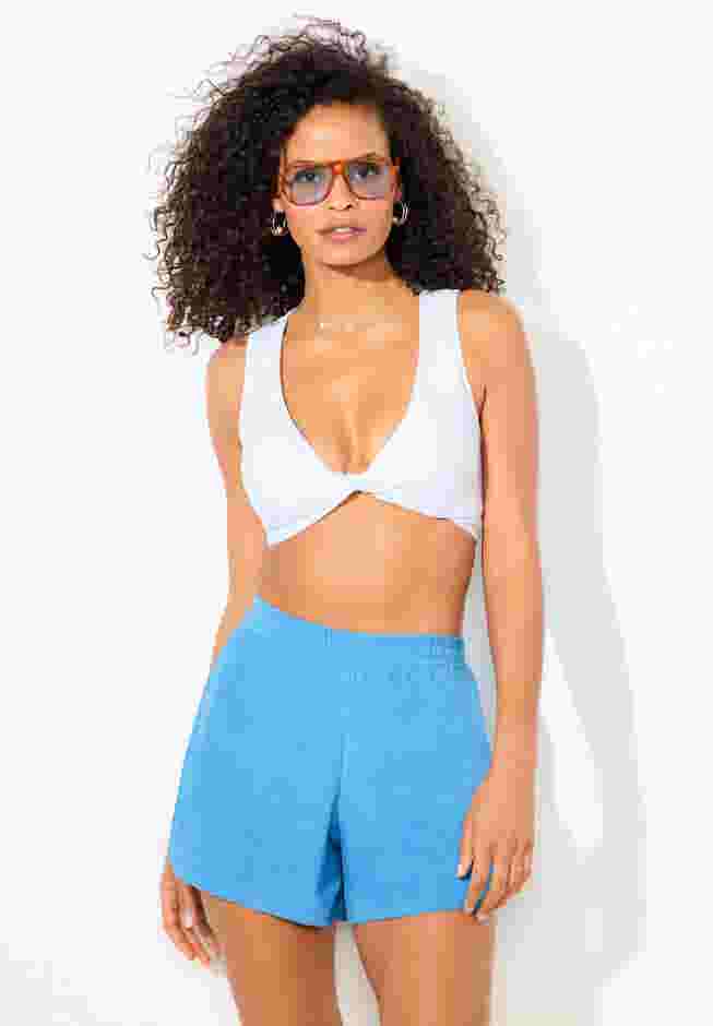 Baby French Terry Shorts Cover Up image number 3