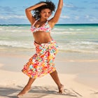 Lightweight Adjustable Sarong Wrap Skirt Cover Up image number null