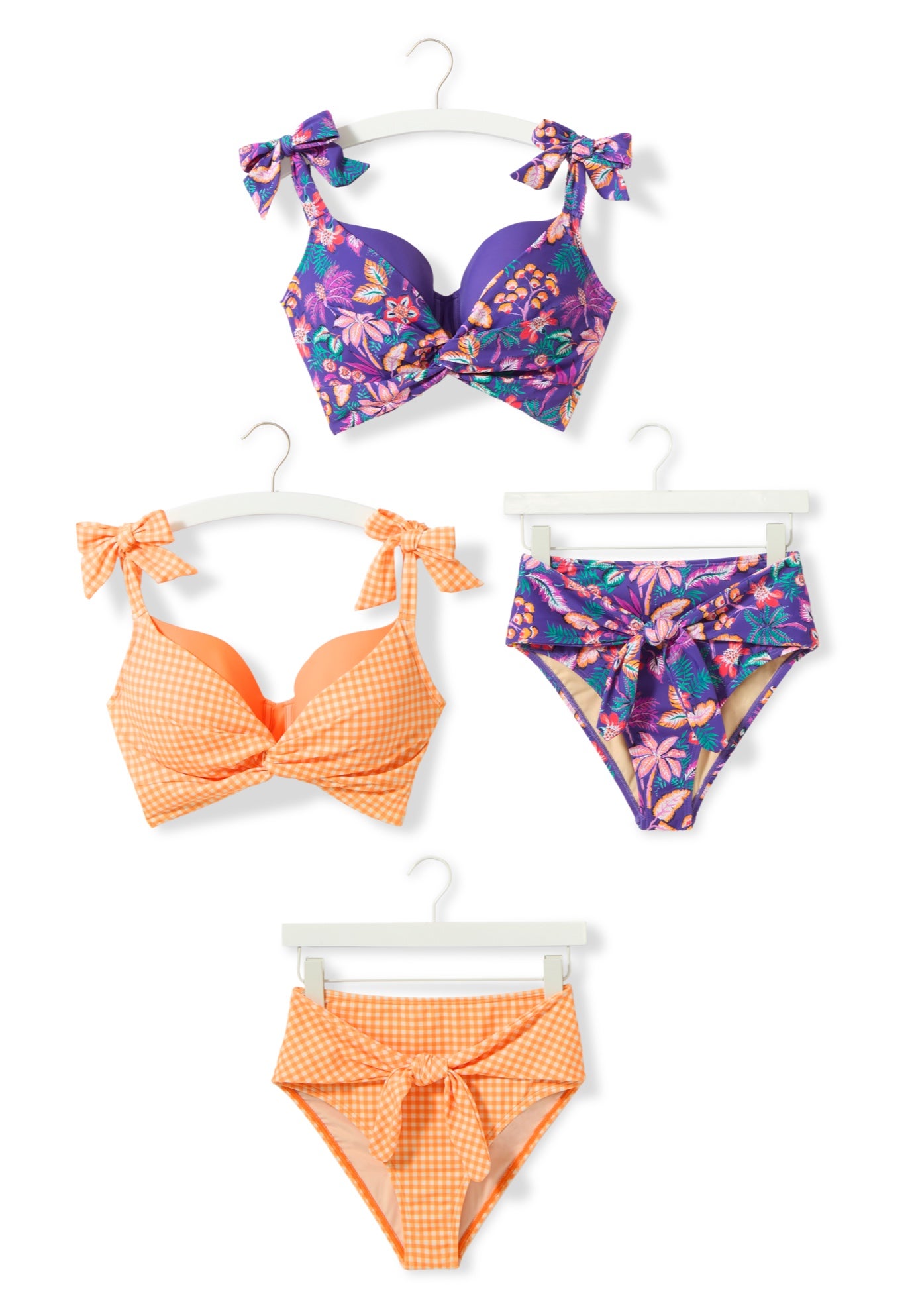 Bra Sized Twist Front Bikini Top image number 5