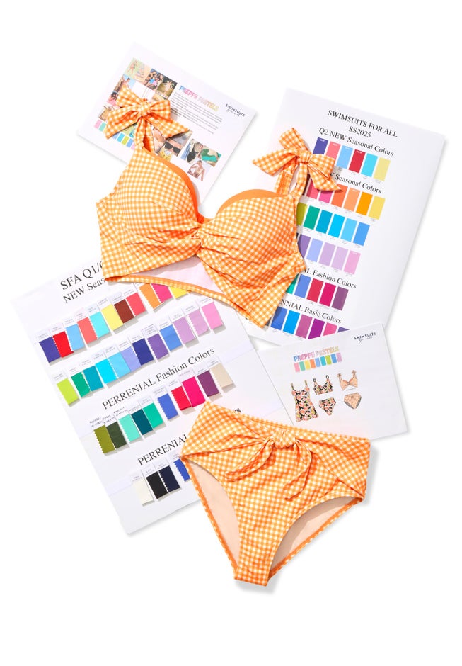 Bra Sized Twist Front Bikini Top image number 4