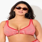 Metallic Lurex U-Wire Bikini Top image number null