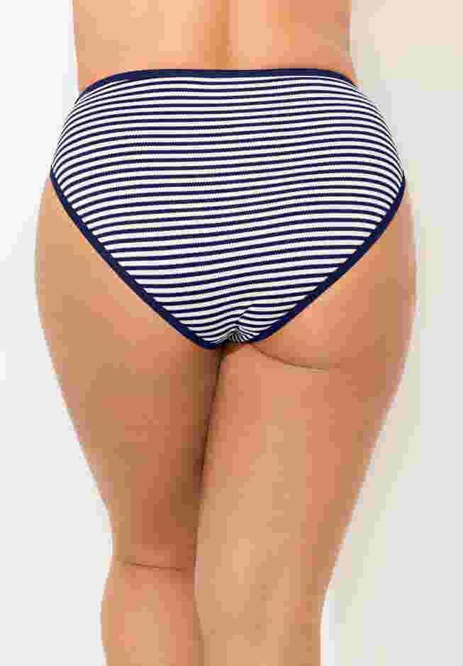 Metallic Lurex High Waist Bikini Bottom image number 4