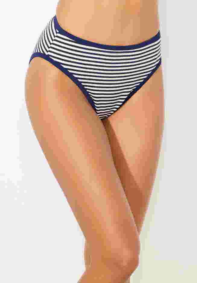 Metallic Lurex High Waist Bikini Bottom image number 0