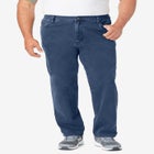 Straight-Fit Stretch 5-Pocket Jeans image number null