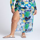 Mesh Maxi Skirt Coverup image number null