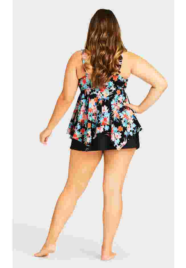 Flare Knit Swim Skirt image number 4