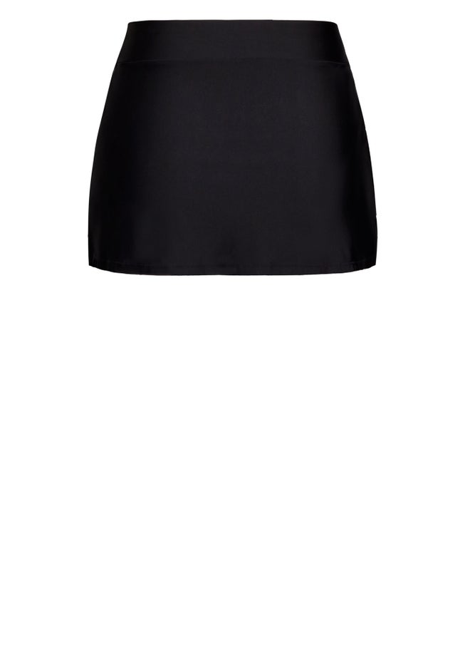 Flare Knit Swim Skirt image number null