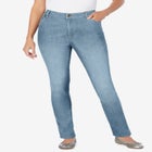 Stretch-Denim Slim-Leg Five-Pocket Jeans image number null