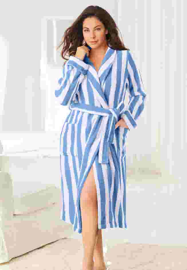 Short Terry Robe image number 6