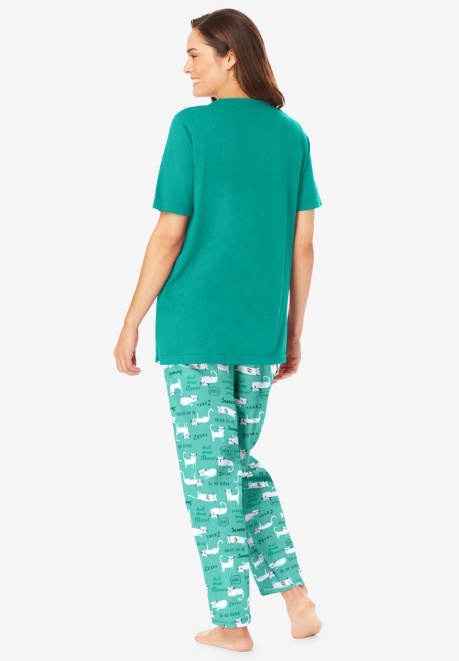 Graphic Tee PJ Set image number 1