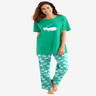 Graphic Tee PJ Set image number null