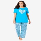 Graphic Tee PJ Set image number null
