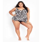 Sharkbite Print Tankini Top image number null