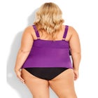 Ruffled Tankini Top image number null