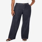 True Fit Stretch Denim Wide Leg Jean image number 0