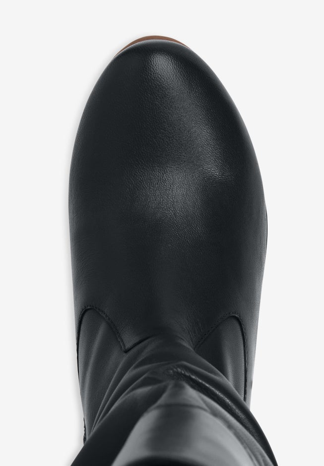The Monica Wide Calf Leather Boot image number 4