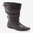 The Monica Wide Calf Leather Boot image number null